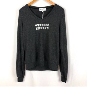 WILDFOX “Weeeeeeeeekend” Pullover
